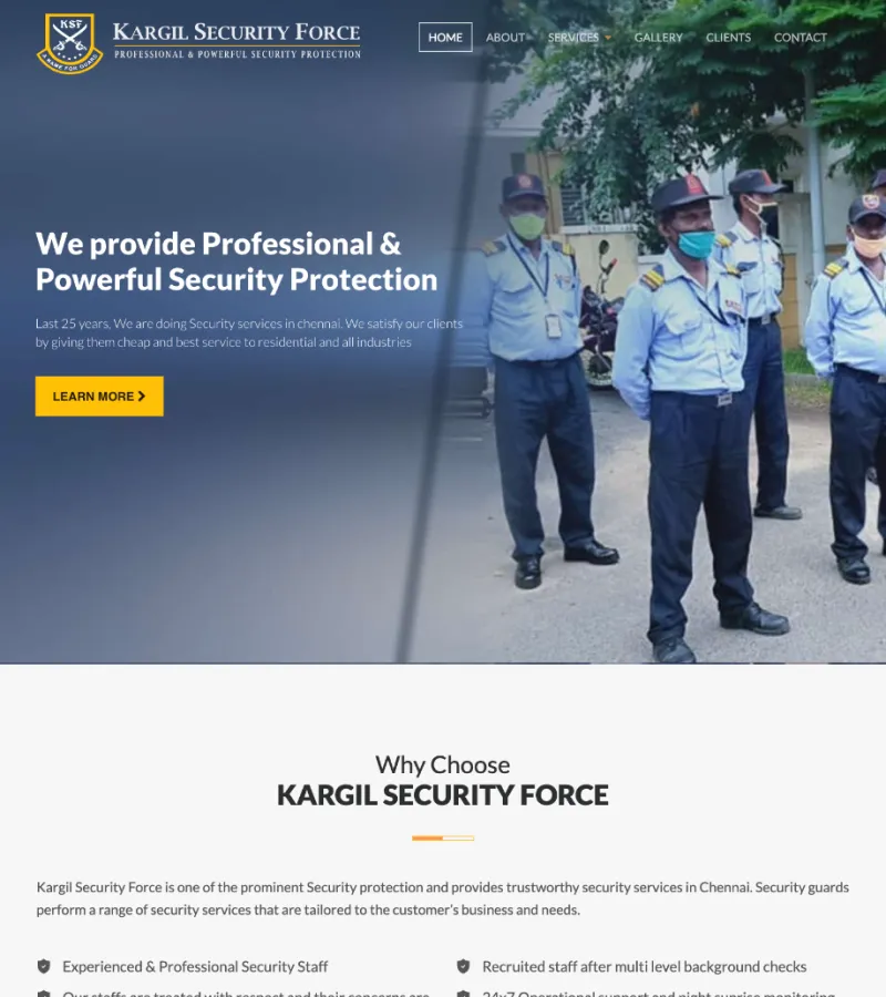 Kargil Security Force website