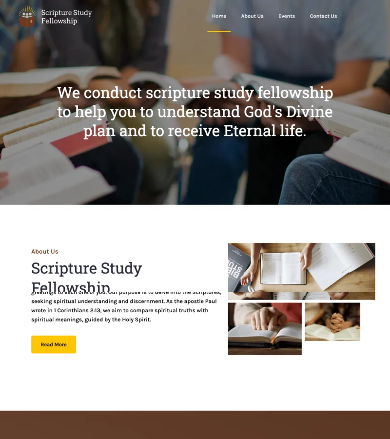 Scripture Study Fellowship website